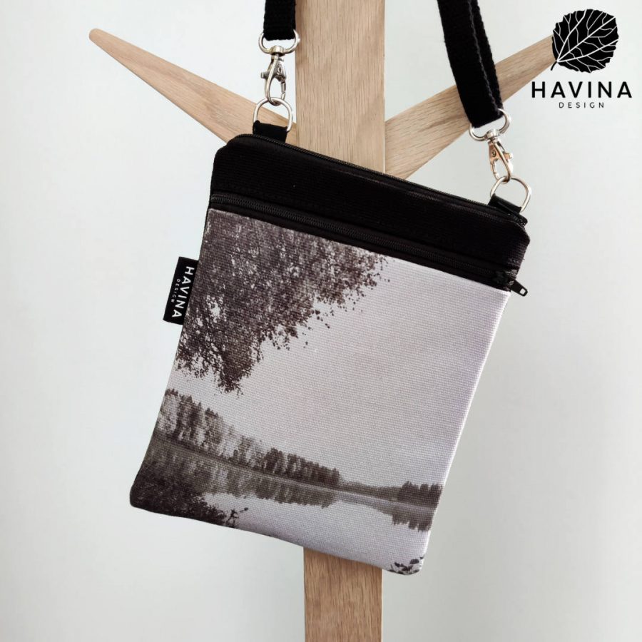 Havina Design pikkulaukku hiljainen aamu jarvella 1 logolla-c3308c68