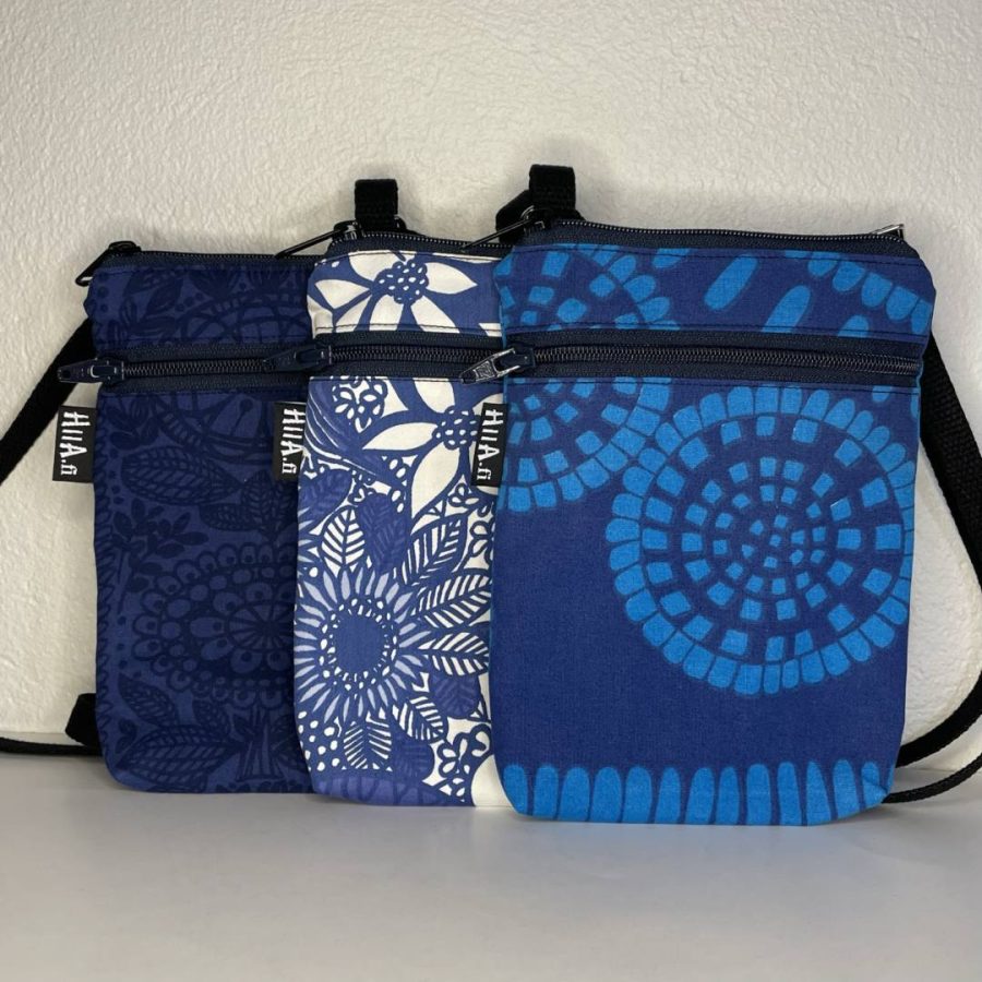 Kännykkäpussit siniset